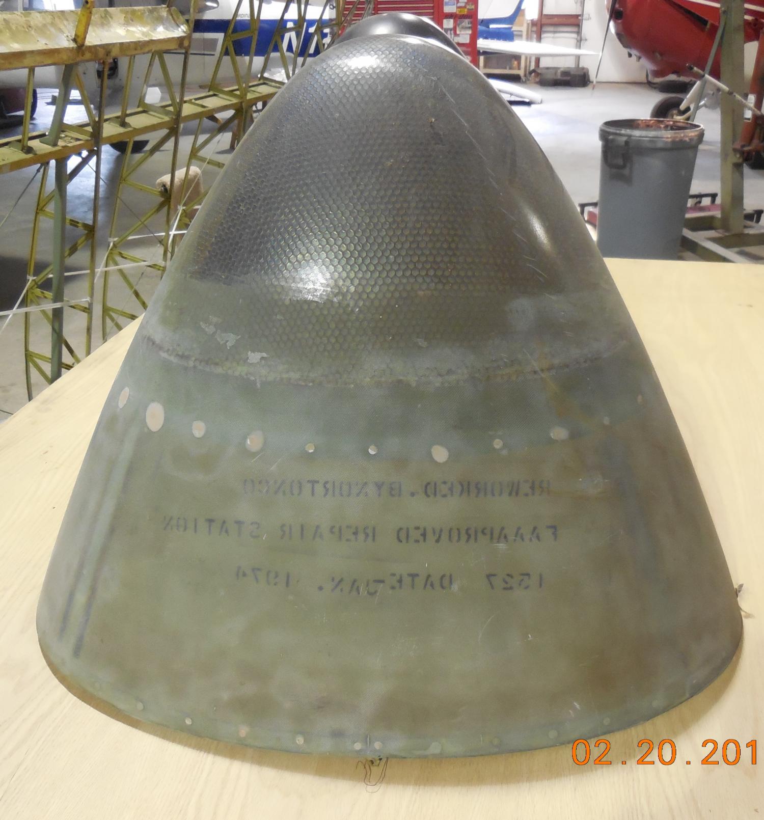 PIPER NAVAJO PN2031X NOSE BOWL RADOME ASSEMBLY (NEW) 